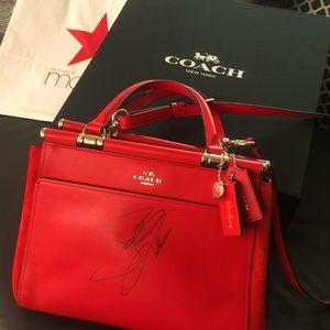 Coach Selena Gomez Grace Purse SIGNED AUTHENTIC